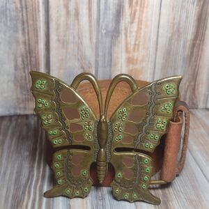 Abercrombie & Fitch Brown Leather Belt